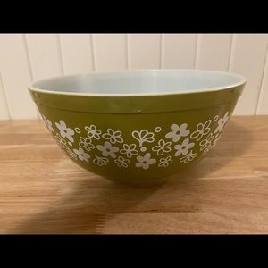 Pyrex, 403, Spring Blossom Green, mixing, nesting bowl